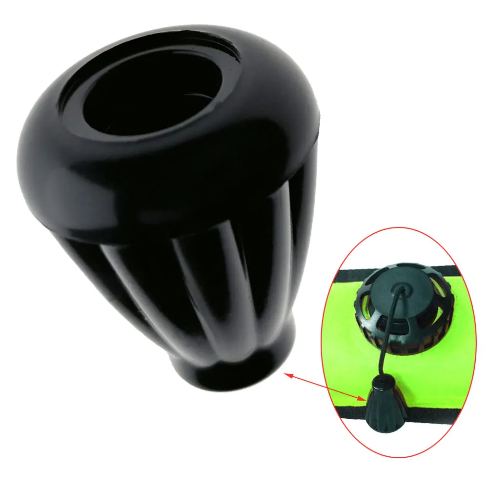 Diving Pull End Stopper for Lift Bag BCD Pressure Dump Valve Sausage Signal Tube