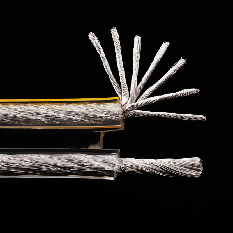Fieber-Lautsprecher kabel 700-adriges 6n-Audiokabel ofc-Kabel versilbert doppelt parallel profession eller Ingenieur für Heimkino – Detail 8
