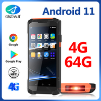 5.5'' Handheld PDA Terminal 4G Mobile Android Portable Wifi Bluetooth 1D 2D Barcode Scanner Reader Machine Data Collector 4G64G