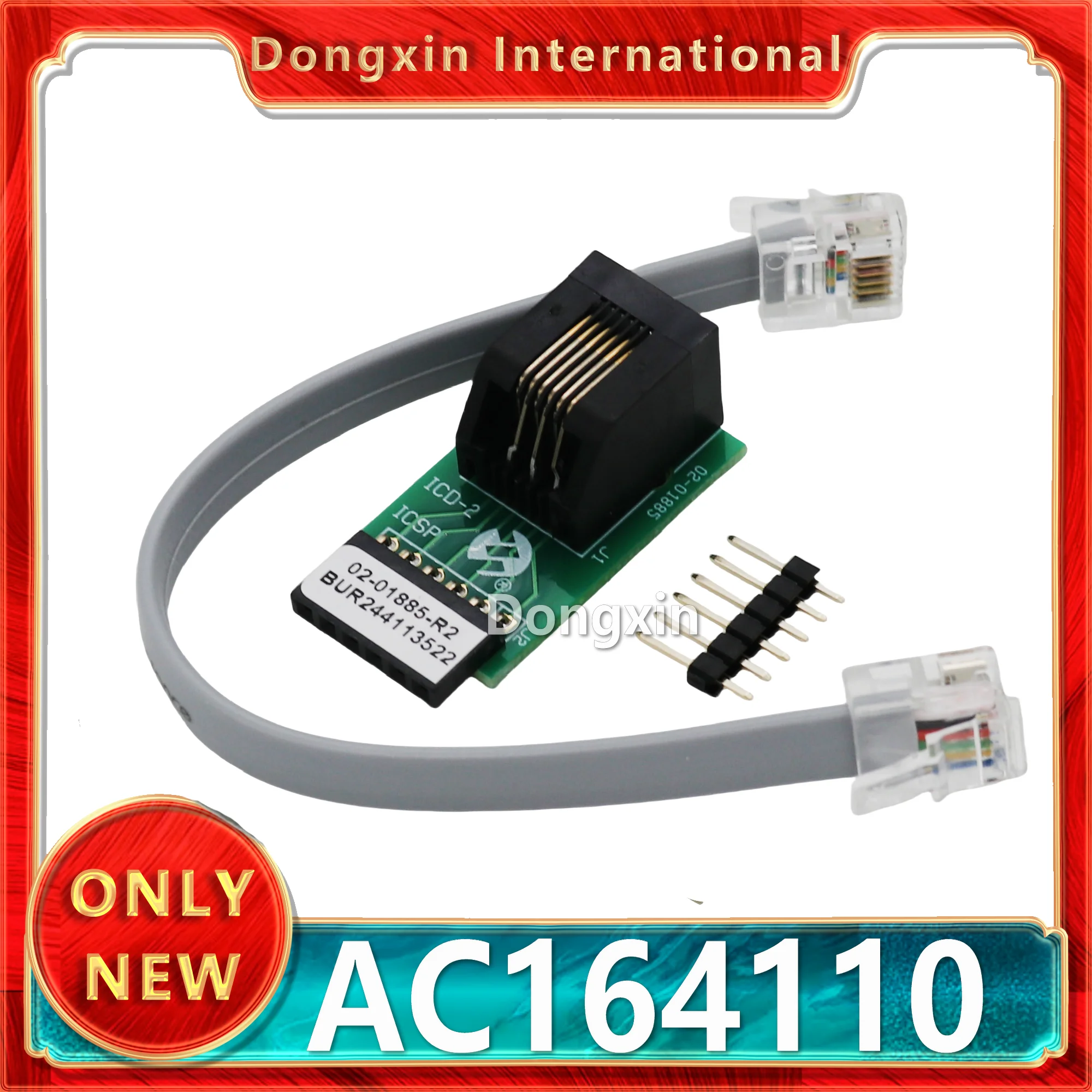 

AC164110 — Адаптер RJ-11 — ICSP Адаптер ICD3; Конвертер