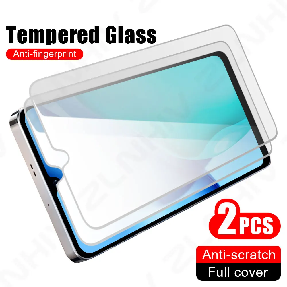 2Pcs Protective Film for Samsung Galaxy A06 Glass Smartphone A16 A26 Phone Screen Protector A36 A56 Tempered Glass A15 A25 A35