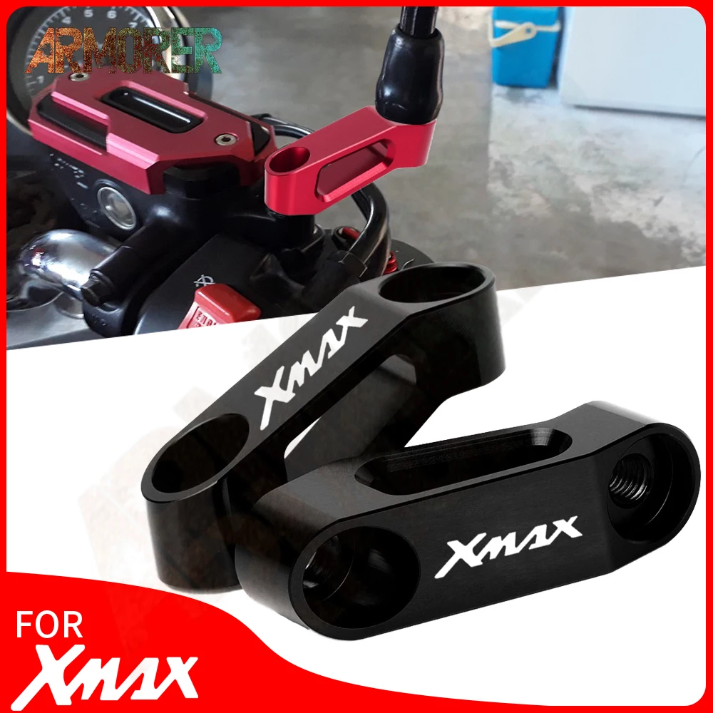 

For YAMAHA XMAX X MAX X-MAX 125 250 300 400 XMAX 300 400 Motorcycle Accessories Rearview Mirrors Extension Riser Extend Adapter