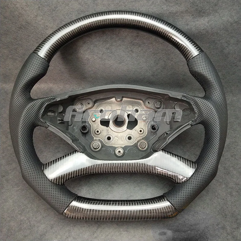 Carbon Fiber Steering Wheel For Mercedes-Benz W221 W216 S63 S550 S350 CL63 CL65 CL550 2009 2010 2011 2012