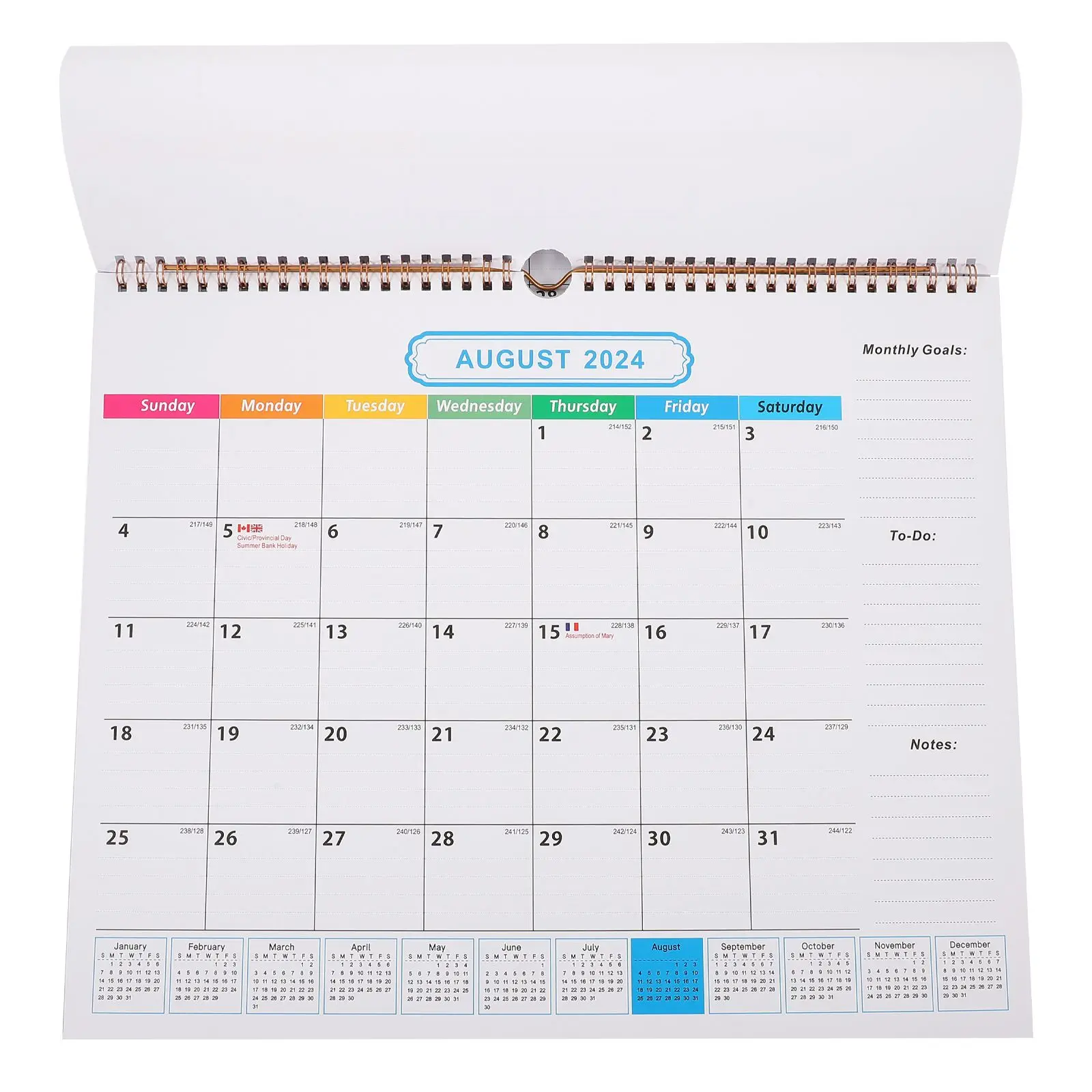 

Wall Calendar Appointment Home Office 2023 2024 Monthly Design Smooth Countdown Sturdy Room Hanging Household Year