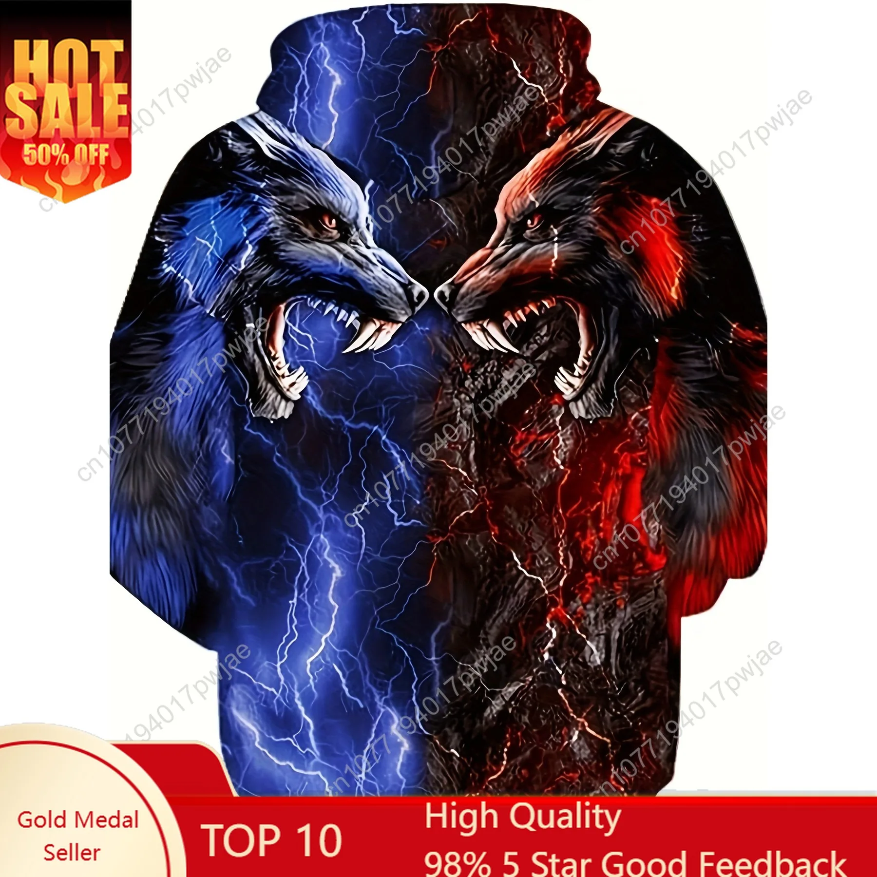 Moletom com capuz com design gráfico legal – Moletom com capuz estampado estiloso para homens – Presente de rua de inverno e outono