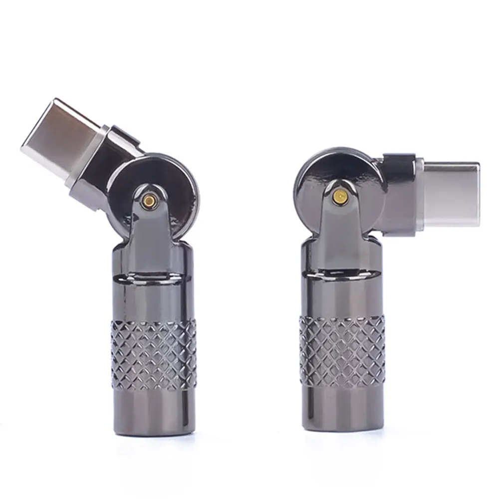 1PCS Type-C Adapter 180 Degree Rotating Type C Male to USB C Female Connector Converter For Xiaomi Samsung Chargingr plug