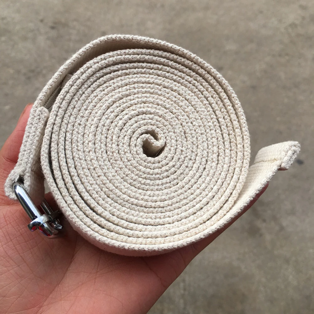 Thicked Yoga Stretch Strap D-Ring Belts Figure Waist Leg Resistance Fitness Band Exercise Gym Rope Fitness Accessory