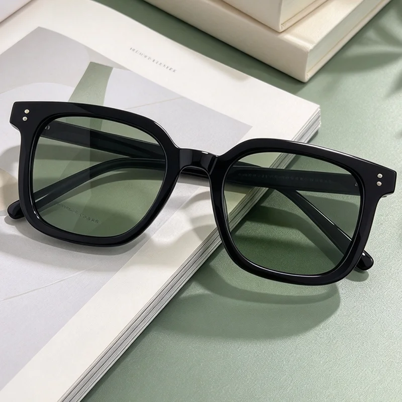 UV400 Sunglasses Men Women Multiple Colors Lens Square Full Rim Sun Glasses New Fashion Beach Travel Outdoor Activities Eyewear