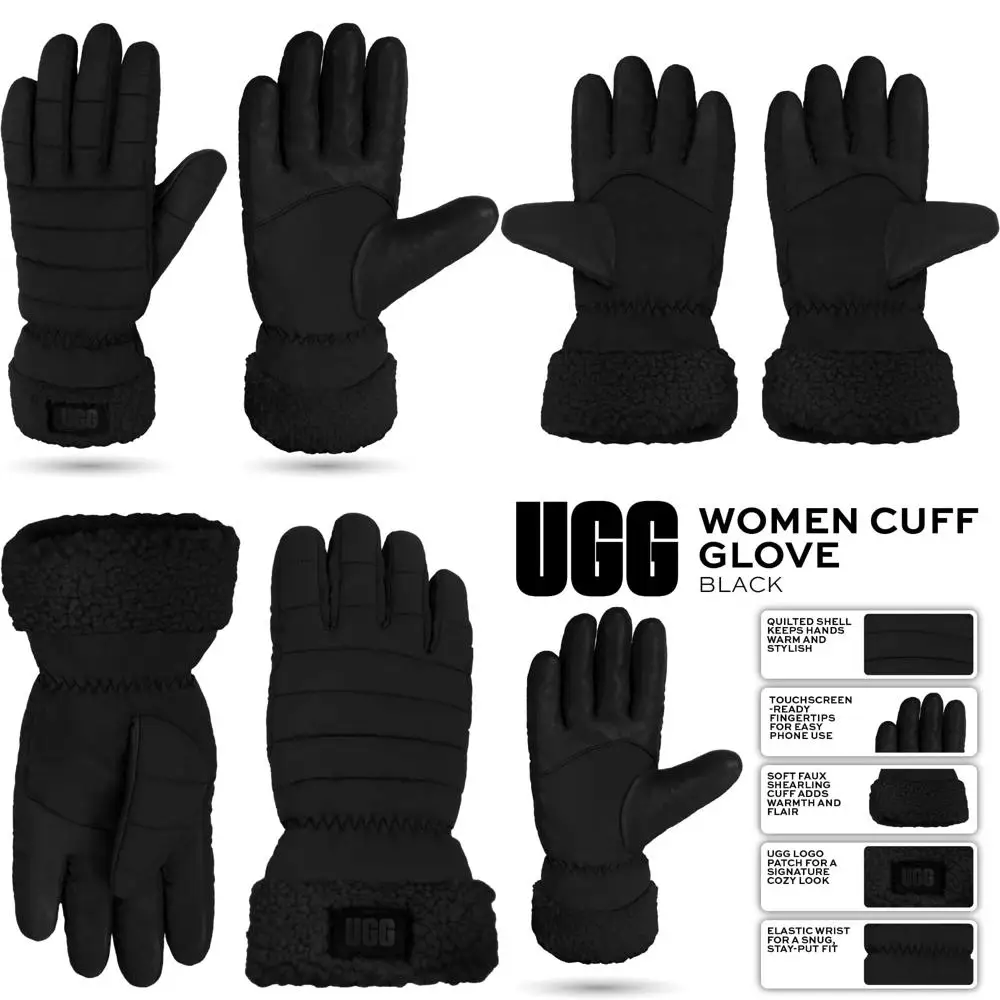 

Женские водонепроницаемые изолированные перчатки с пушистыми манжетами для любого комфорта и стиля