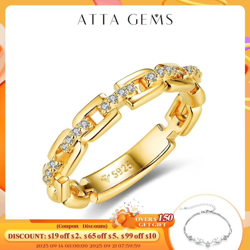 

Attagems 2022 Moissanite Ring Christmas Ring for Women Men 925 Sterling Silver Rose Gold Plated Engagement Wedding Fine Jewelry