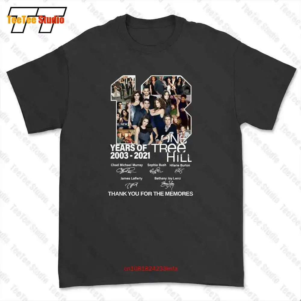 

18 Years Of One Tree Hill Cast Signature Anniversary T-shirt Tee VMA3