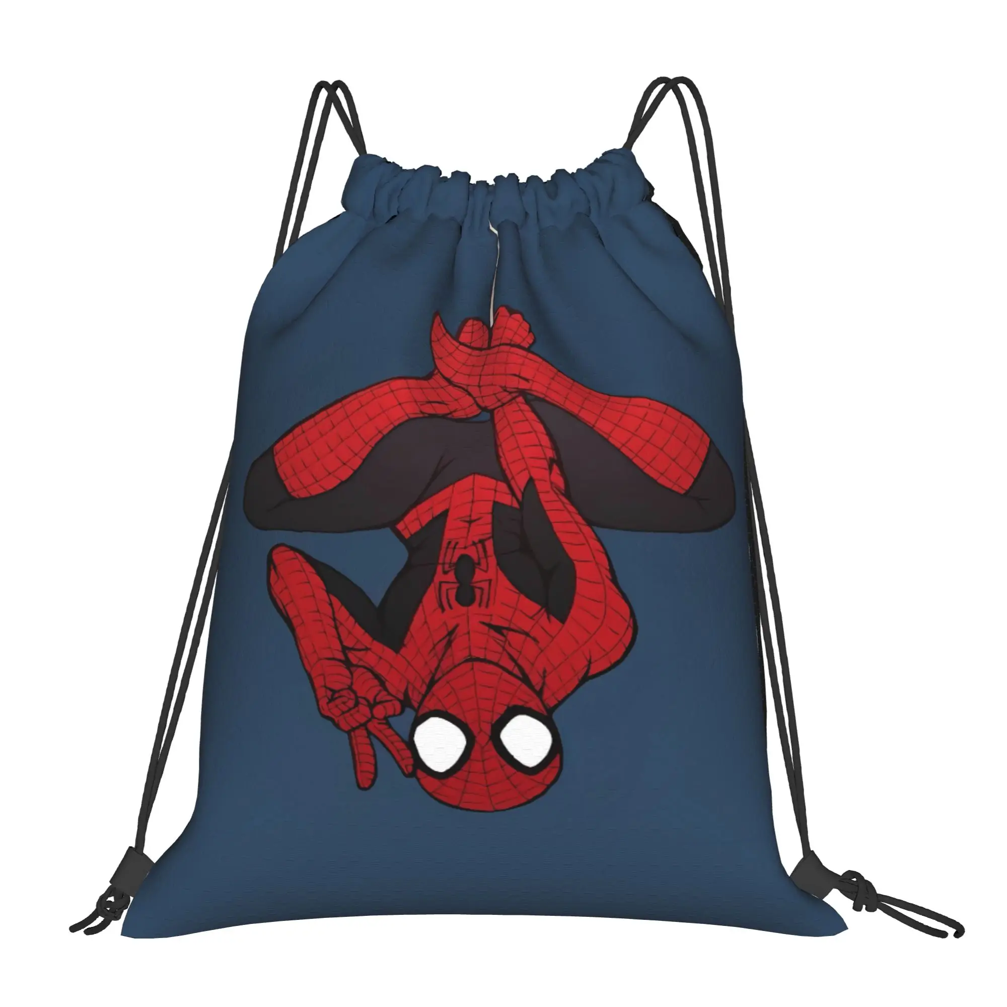 S-Spiders Heroes Drawstring Bag  Retro Folding Sackpack String Bags Women Sports Travel Backpacks