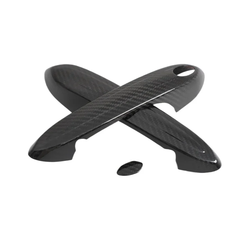 

Real Carbon Fiber Car Door Handle Protection Decorative Cover Car Accessories For Toyota GR Supra A90 2019-2024