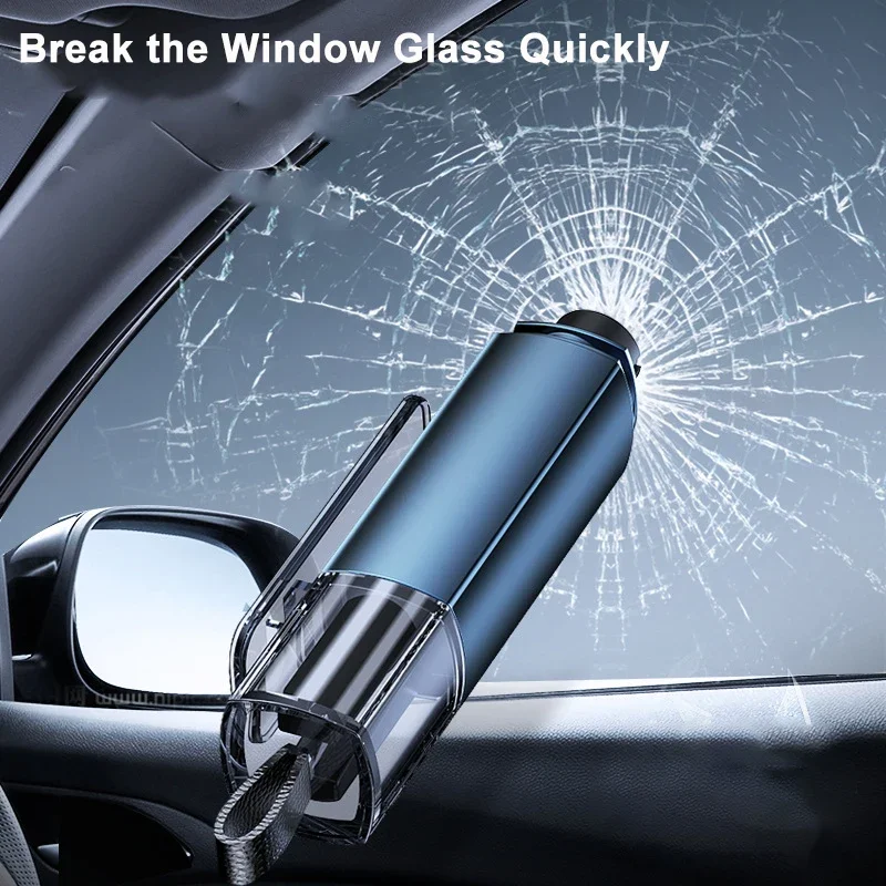 

3-in-1 Heavy Duty Car Emergency Escape Hammer - Window Breaker & Seat Belt Cutter for Underwater Rescue, Shatter Tempered Glass