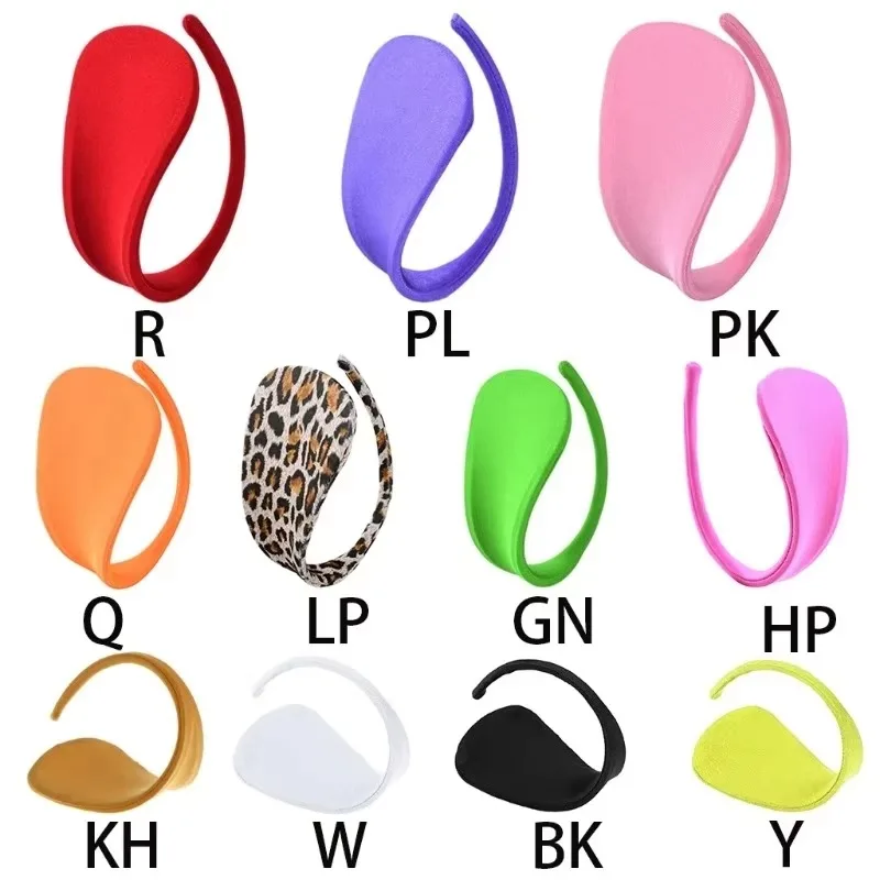 

Women Solid Color Leopard Sexy C-string Lingerie Underwear Erotic Panty Strapless No-line Panties Thongs Brief