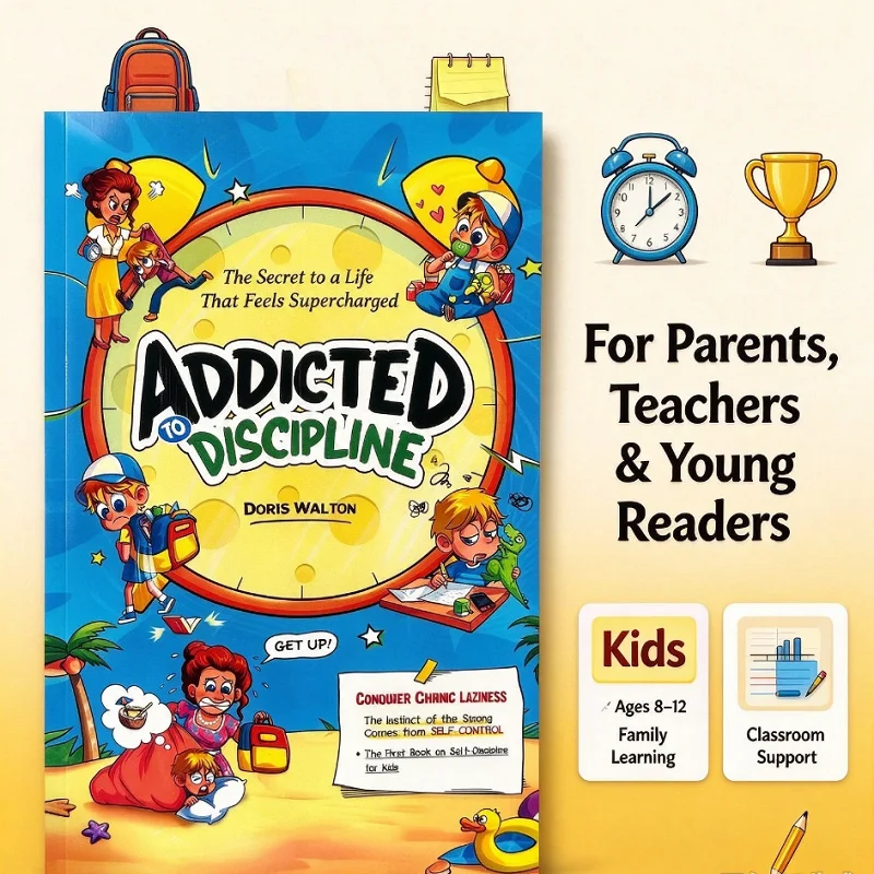 Addicted To Discipline Helps Children Overcome Laziness and Develop Good Habits and Strong Self-discipline in Daily Life.