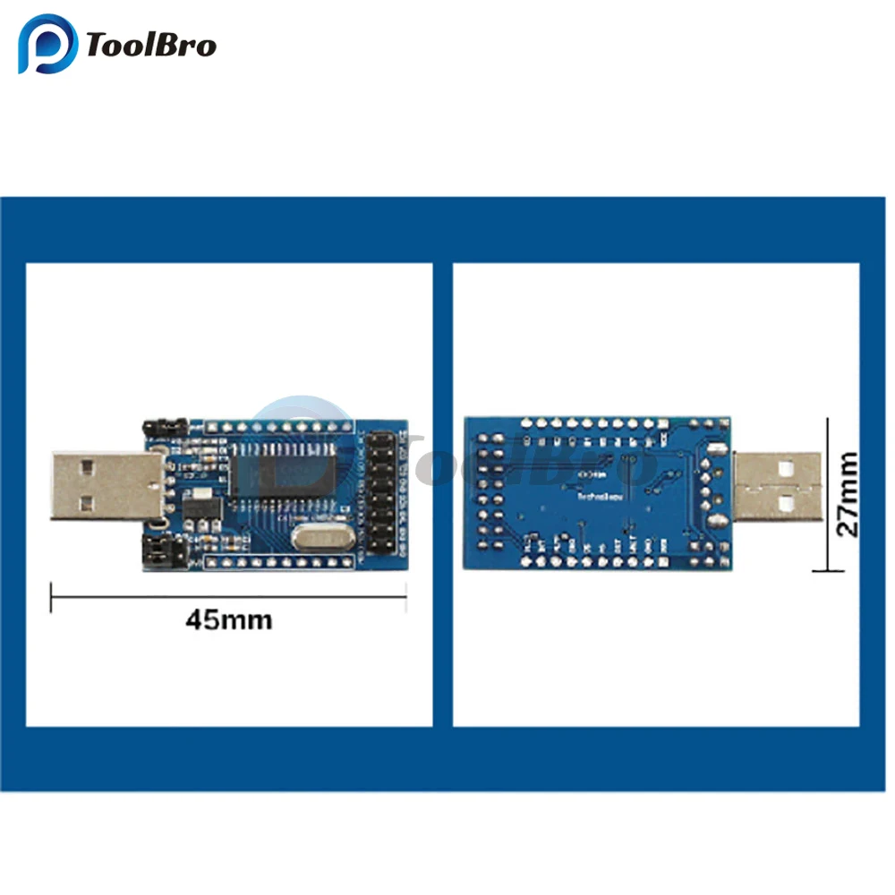 CH341A USB to UART IIC SPI I2C Programmer Convertor Parallel Port Converter Onboard Operating Indicator Lamp Board Module CH341