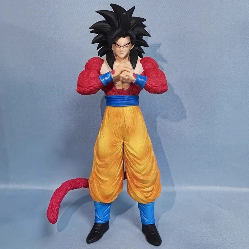 

New 28cm MF2% Dragon Ball Anime Figure Super Saiyan 4 Goku Figures Son Goku Statue PVC Collection Model Customized Toys Gift