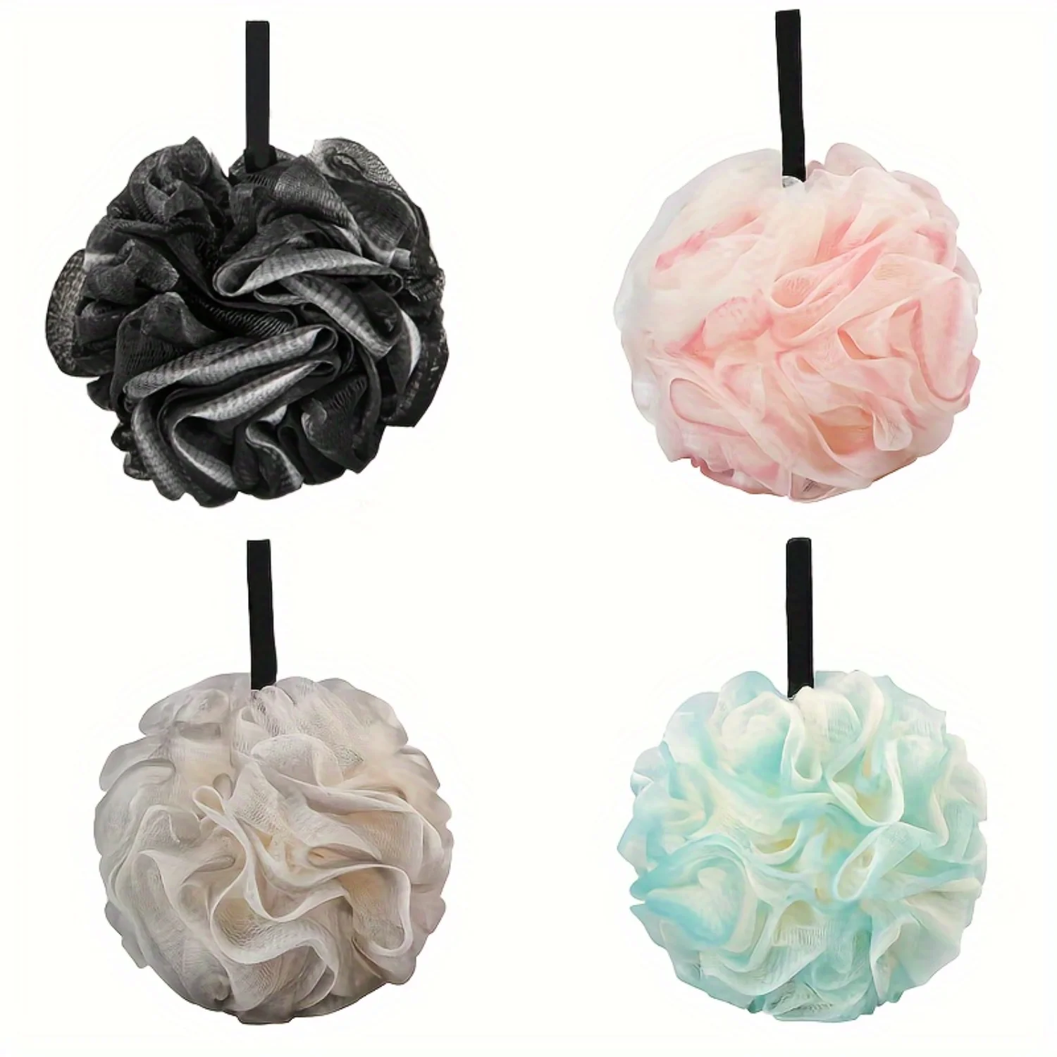 1pcs Gentle Body Scrubber Set - Soft Mesh Loofahs for Exfoliating and Cleansing - Unscented, Perfect for Men and Women, Bathroom