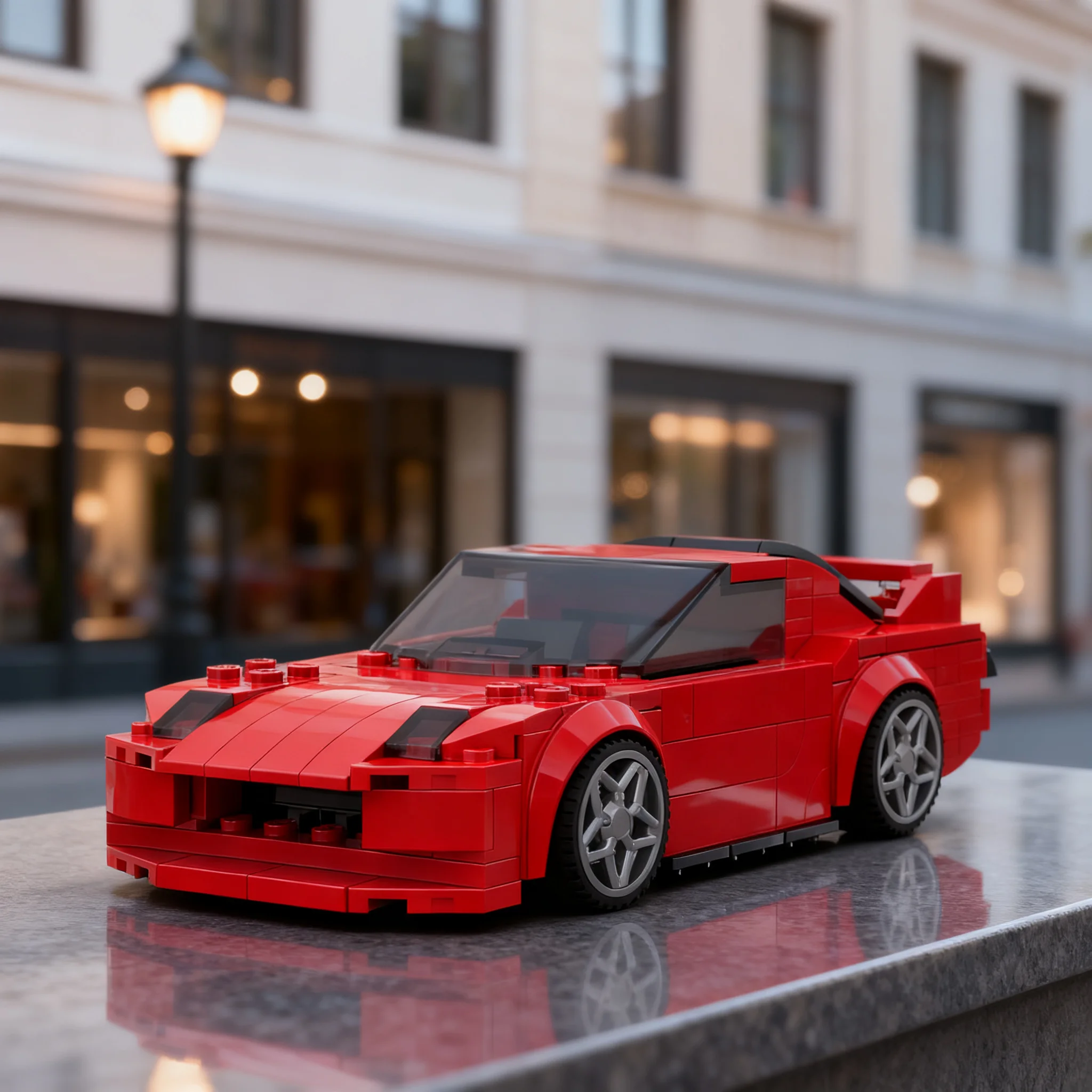 212pcs MOC City Champions Mazdaed Rx7 Model Building Blocks Christmas Gift Toys Architecture Art Assemble Collection DIY Craft
