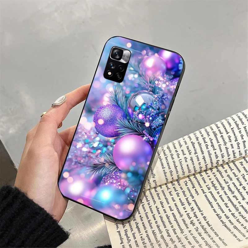 

Christmas Tree Ball Funda Phone Case For Xiaomi Redmi note 14 Pro 14 13 12 11 10 Pro 14S 12S 11S Redmi 14C 13C 10