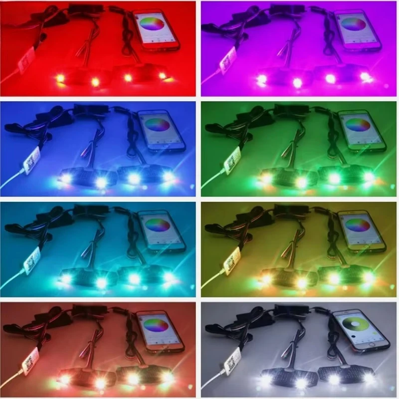 APP-Controlled New 12V LED DRL Board for Ford Mustang 2013-2014 Car Front Headlight Accessories Retrofit