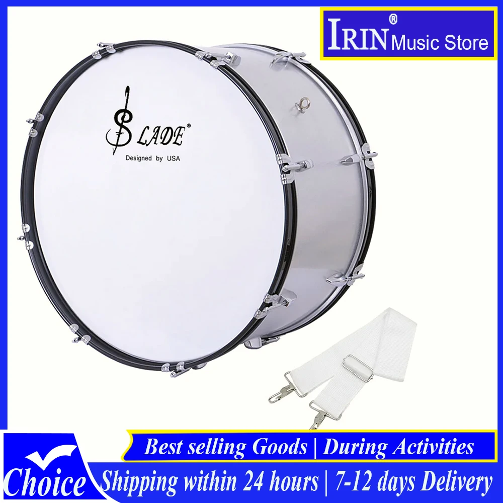 IRIN Snare Drum Strap Adjustable Foldable Nylon Oxford Marching Drum Shoulder Belt High Quality Percussion Instrument Accessory