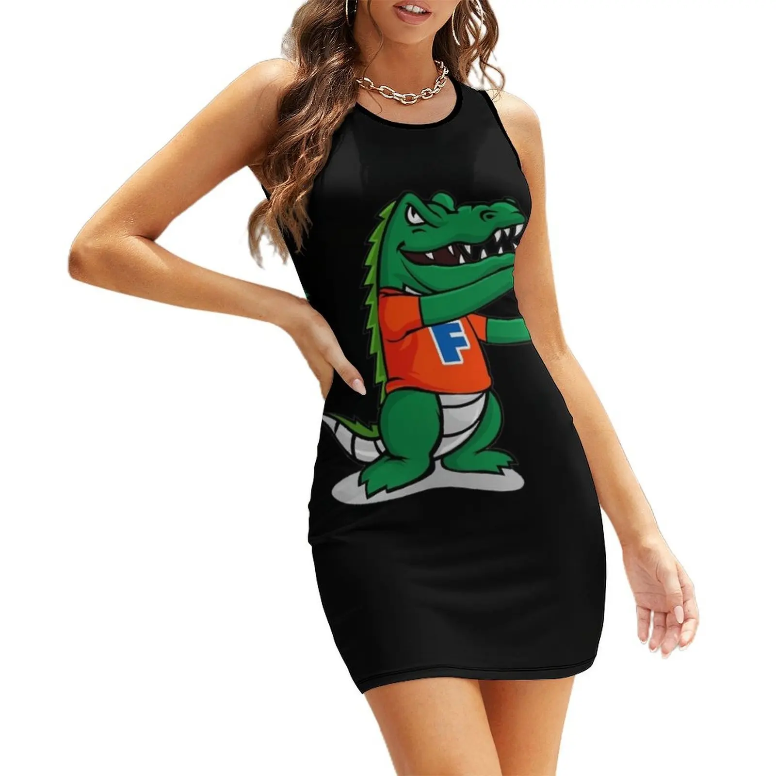 

gator Sleeveless Sundress dress women elegant luxury womens clothing dress summer 2025 women luxury dress