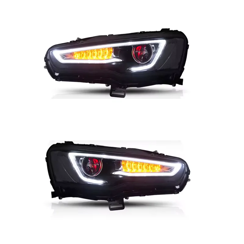 

Lancer Accessories LED Headlights For Mitsubishi Lancer EX EVO 2008-2020 Upgrade Demon Eye Lancer Headlight