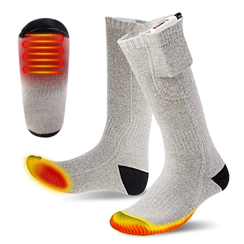 

Electric Heating Socks Warm Foot Treasure Heating Socks USB Thermostat Electric Heating Warm Socks To Protect Feet Portable Home