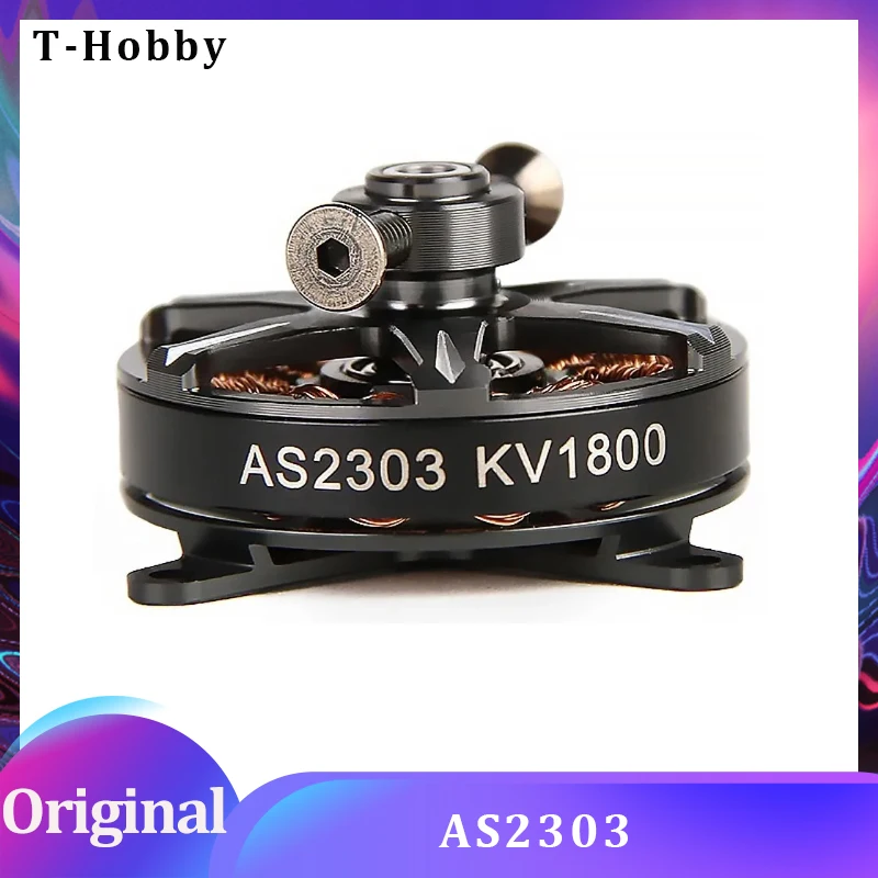 

T-Hobby AS2303 с коротким валом 1500KV/1800KV/2300KV Крытый радиоуправляемый самолет Бесщеточный двигатель для FPV Racing RC Drone с фиксированным крылом