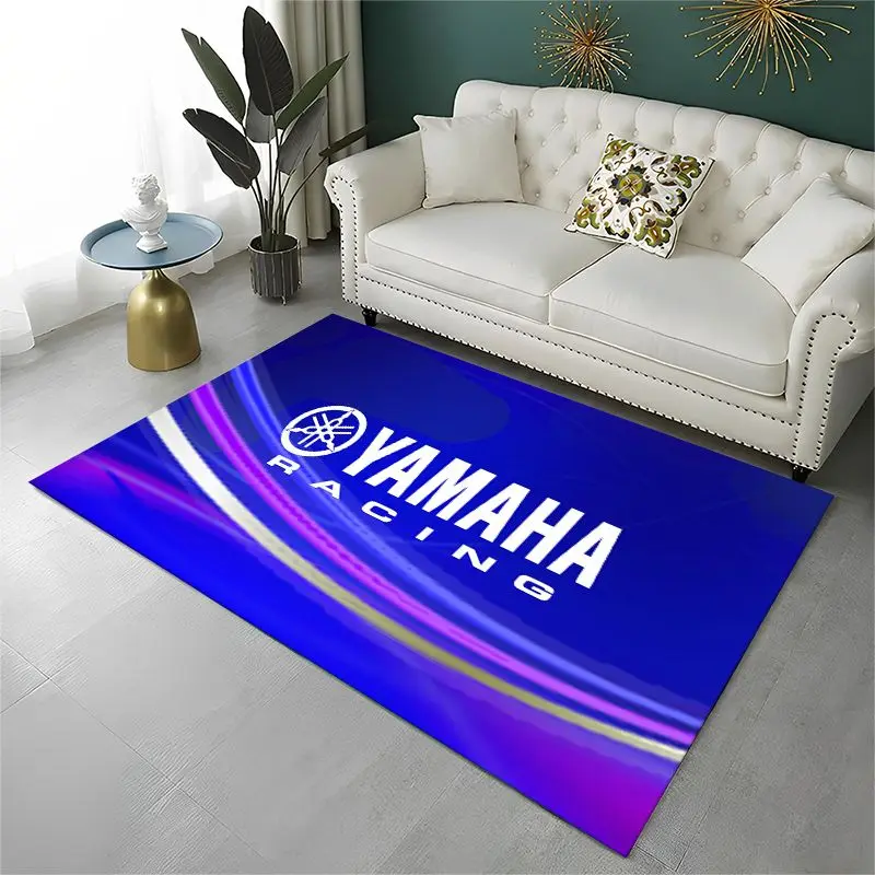 Racing Moto Y-Yamaha Retro Sign Non-Slip Area Rug for Living Room,Bedroom,Playroom,Soft Carpet Floor Mat Home Decor Rug  Room