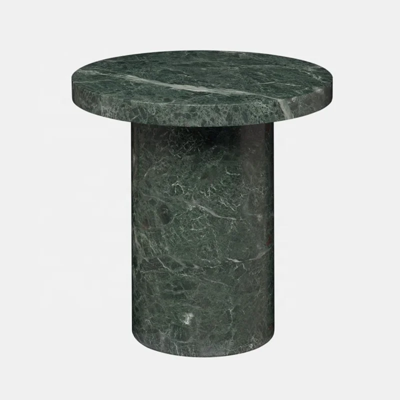 

Modern Sitting Room Sofa Marble Corner Table Contracted Design Green Black White Stone Tea Table