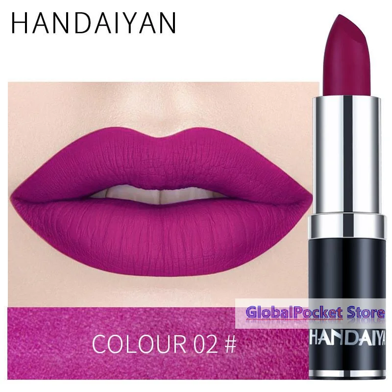 [TG823]Matte Lipstick 12 Shades Long Lasting Moisturizing Perfect For Daily Wear Party Makeup Gifts