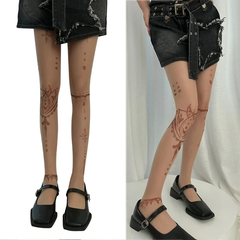 

Patterned Fishnet Stockings Leggings,High Waist Tights Stockings for Women,Velvet Thigh High Stockings PantyhoseS