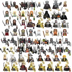 TV6410 Mini Bricks Gothmog Sauron Bolg Azog Gandalf Saruman Gimli Orcs Isildur Anime Model Building Blocks Assembling Toys Gifts