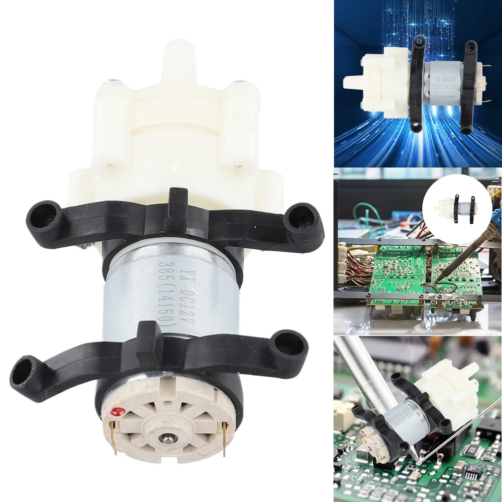 

Мини-насос R385 с распылителем, помпа с водяным охлаждением, максимальное всасывание 2 м, для микронасосов 94*47*47 мм, с низким уровнем шума, 6-12 В постоянного тока