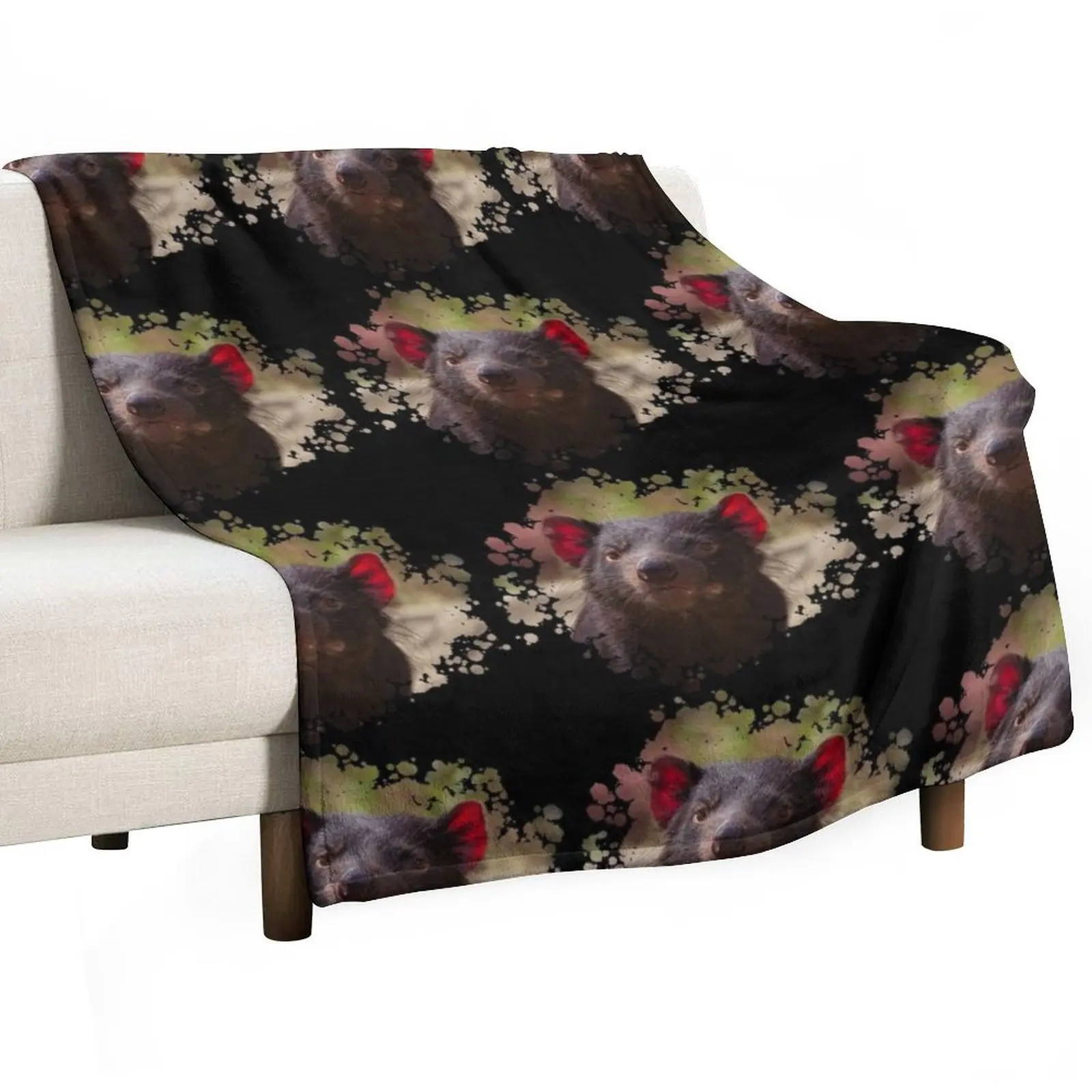 Tasmanian Devil Throw Blanket Luxury Polar warm winter Loose Blankets