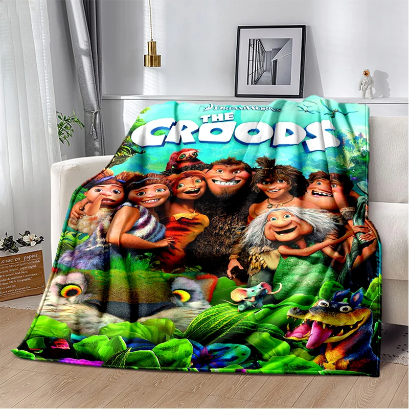 29 Style The Croods Cartoon Gift Soft Plush Blanket,Flannel Throw Blanket for Living Room Bedroom Sofa Kids Cover Picnic