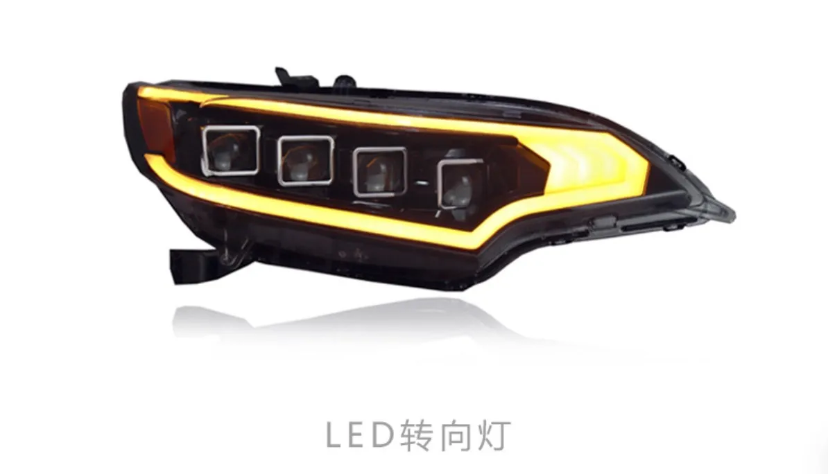 car bumper headlamp for Honda Fit Jazz GK5 headlight 2014~2019y LED DRL car accessories HID xenon for honda jazz fit fog light