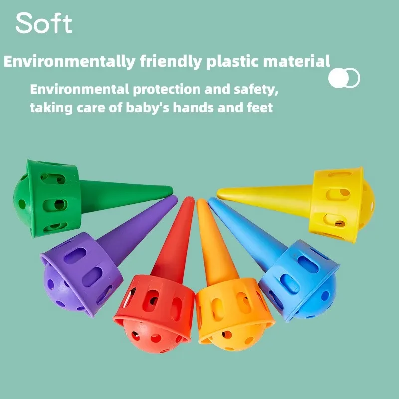 Diversão bola e copo conjunto para crianças ao ar livre jogar e pegar bola jogos brinquedos softball para iniciantes crianças habilidades motoras