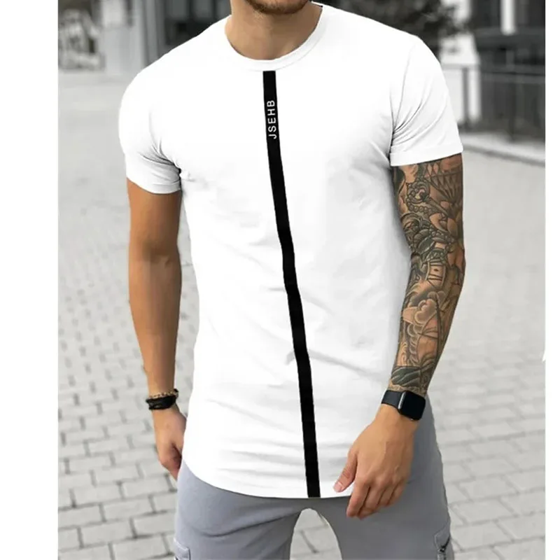 2024 NEW Summer Running tight men T Shirt Short Sleeve cotton Bodybuilding Sports T-Shirt Fitness sportswear Men Gyms Tees Tops