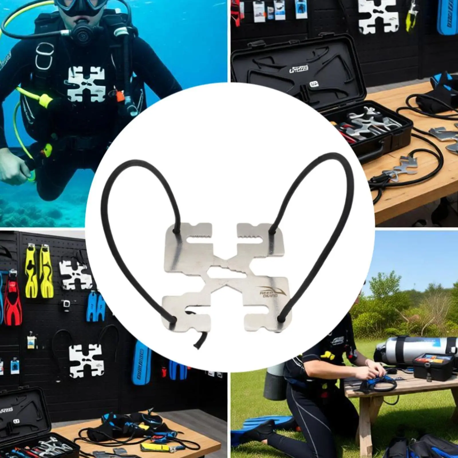 

Компактный аксессуар для обслуживания гирь BCD для дайвинга и установки строп на снаряжение для подводного плавания