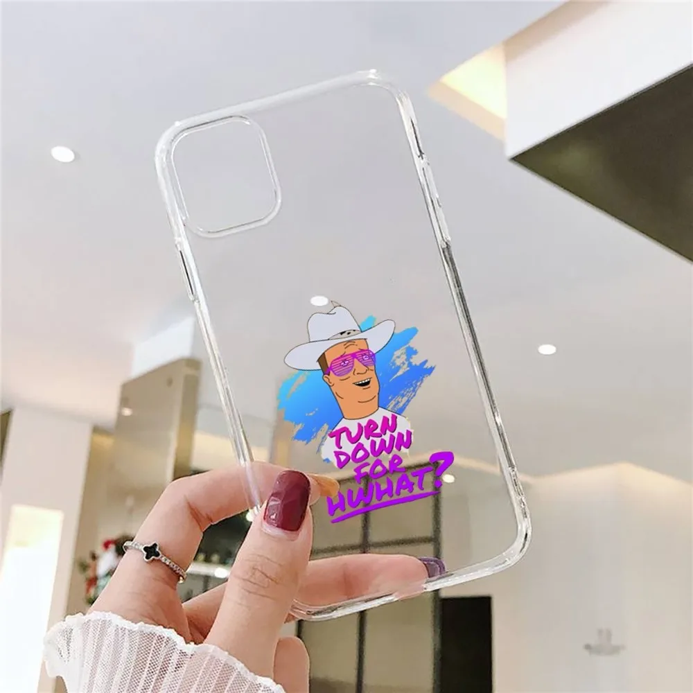 King Hill Bobby Phone Case For Iphone 15 11 13 14 Pro Max 7 8 Plus X Xr Xs Max Se2020 12mini Transparent Cover