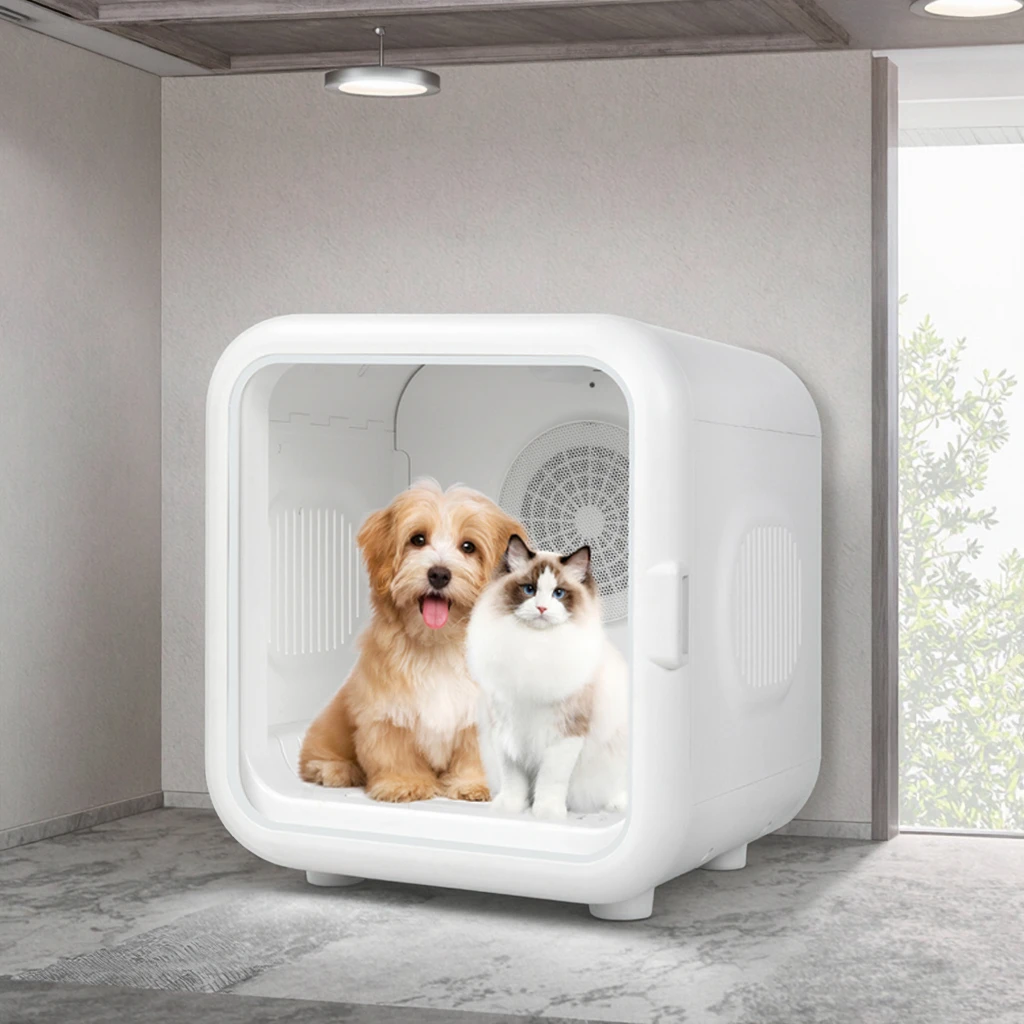 

Intelligent High-Power ABS Cat Dog Dryer Fully Automatic Eco-Friendly Pet Dryer Constant Temperature Drying Box Water Blower