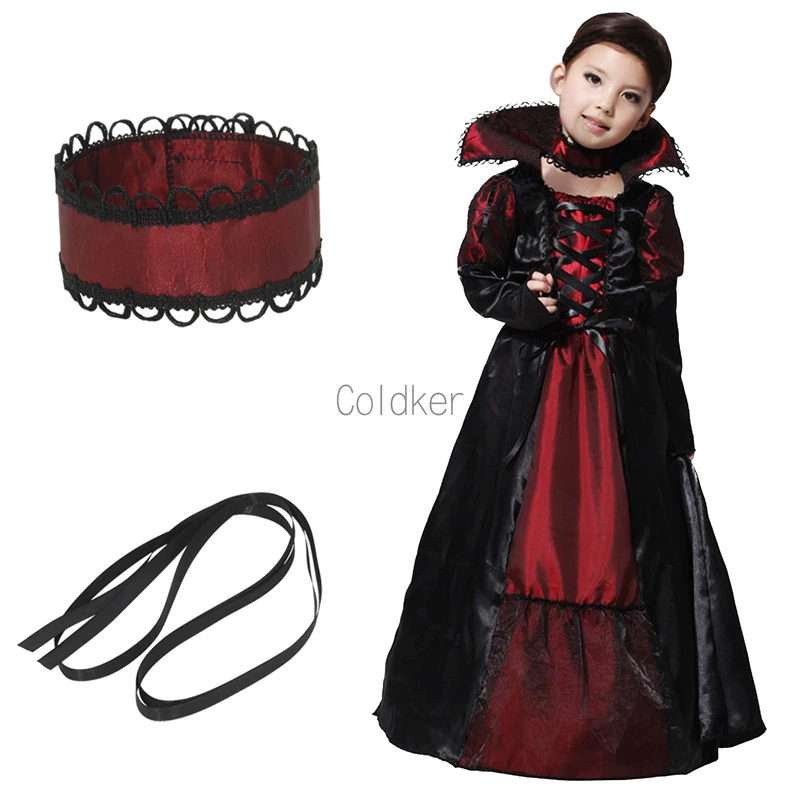 Kinder Mädchen Halloween Cosplay Kostüm Vampir verkleiden Kind Vampir Rollenspiel Hexen party Cosplay Outfits