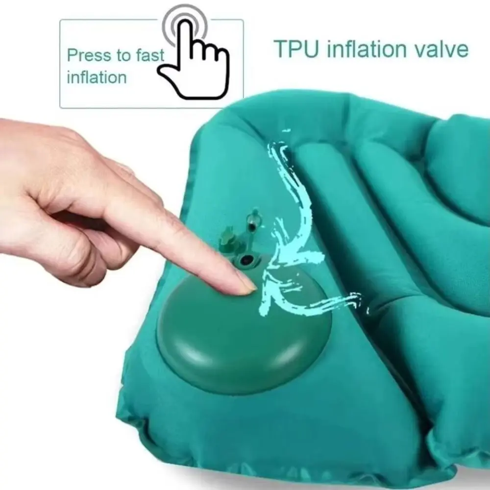 Portable Waist Protection Inflatable Lumbar Pillow Inflatable Ultralight Seat Pads Comfortable Soft Cushion for Home Office Car