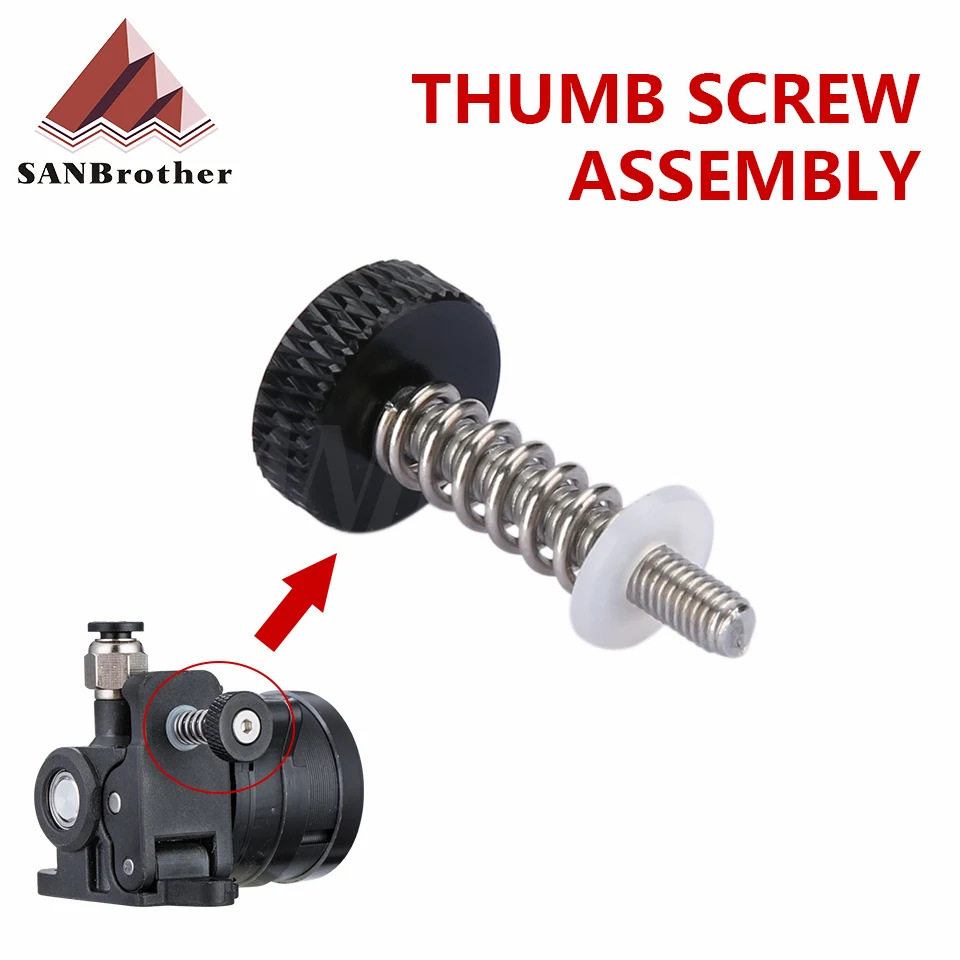 DDB THUMBSCREW สำหรับ Tech Mini Extruder Mini Bowd Extruder ชุดสำหรับเกียร์ชุด Dual เกียร์ไดรฟ์ Extruder