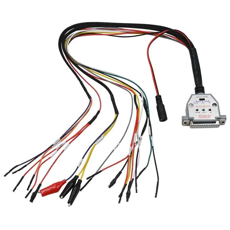 SM2 Pro Bench Cable With 3 LED Lights Switch Boot Bench For SM2 PRO J2534 VCI Read and Write ECU BATT VCC KLINE CAN-L CAN-H