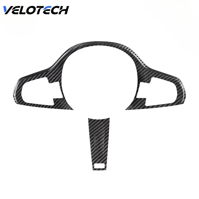

Car Real Carbon Fiber Steering Wheel Trim Cover For 2020 M Series 3 Series 325 330i 320Li Vehicles